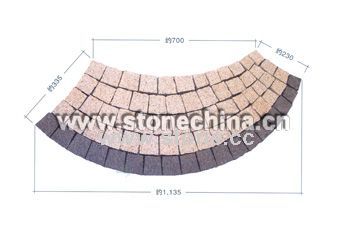 Granite interlock pavers