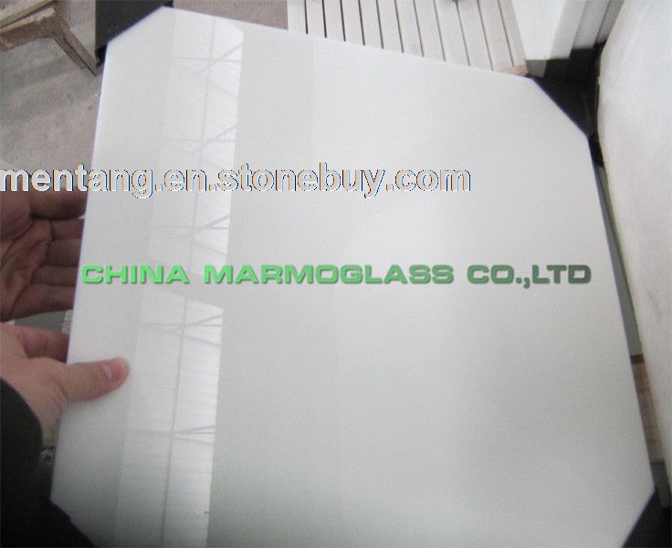 Crystallized White Stone ,Crystallized glass panel