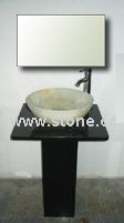 Stone Pedestal Sink