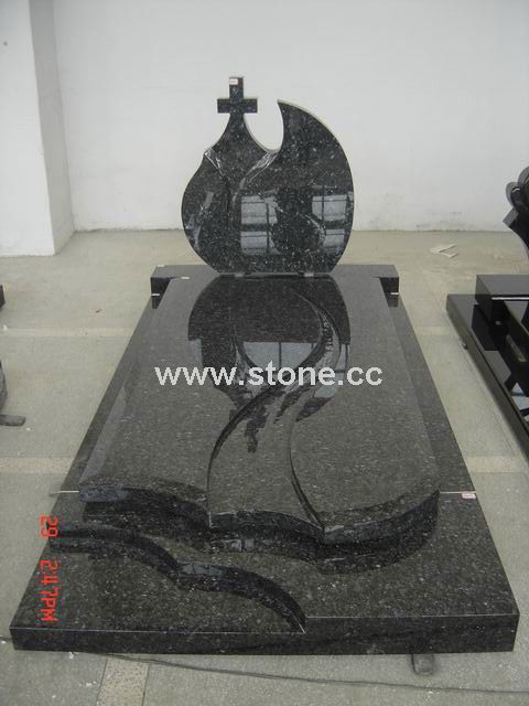 Cross style monument with covering