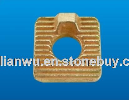 Embossing pads connected washer