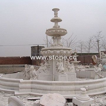 White Marble Fountain