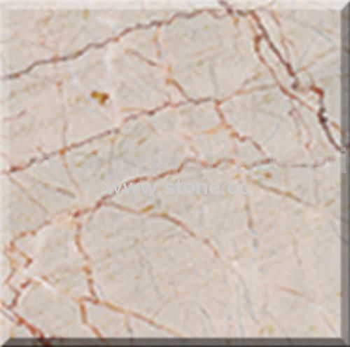 red cream marble