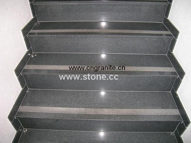 Black Granite Stairs Tiles(OT-01)