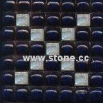 Cobalt Copper Buttons with Blue Moonstone