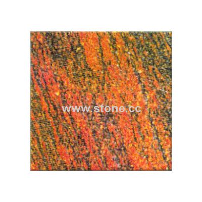Red Multicolor Counter Top