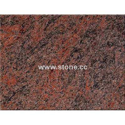 Red Multicolor Counter Top