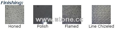 Finishes of Andesite
