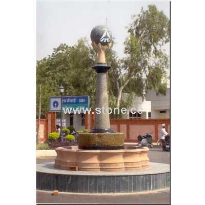 Hand And Ball Over Pillar 02