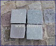 Imported grey sandstone paving stones