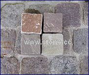 Imported paving stones
