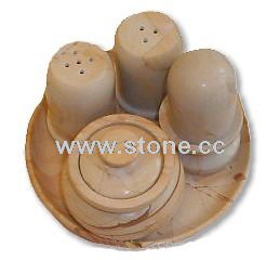 Marble Salt Pot Marble Salt Pot