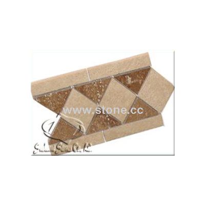 Honed & Filled Travertine Border