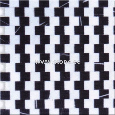PMMC-Negro Marquina&Thassos White-022-025 Polished