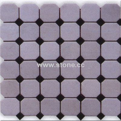 Thassos White and negro Marquina TMMC-069-025