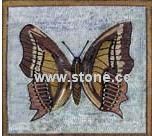 Mosaic butterfly