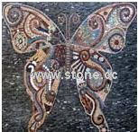 Mosaic butterfly