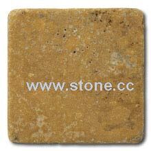 Mosaic tiles yellow Travertino