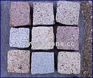 New granite paving stones