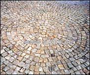Old granite paving stones