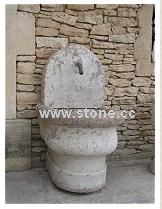 Old stone fountain