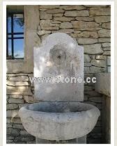 Old stone fountain