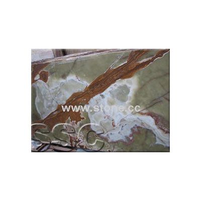 Exotic Green Onyx Slab