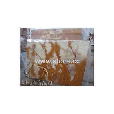 Green-Honey Onyx slab
