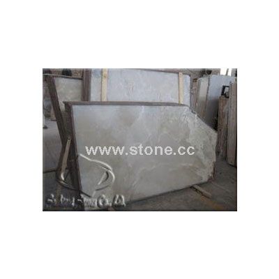 Pure white onyx slab
