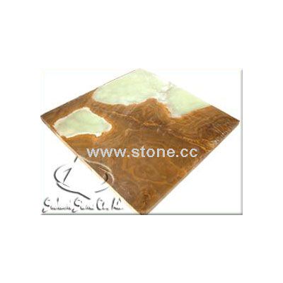 Wooden-Green Onyx Tile