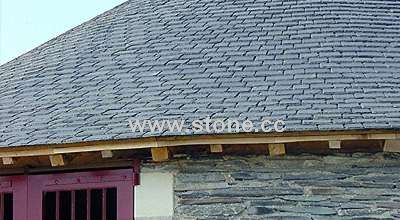 Random roofing with diminishing bares