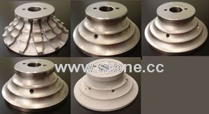 Set of 3G CNC Diamond Profile Wheels