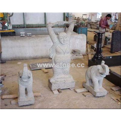 Budda Statue with Elephants