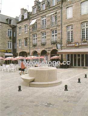 Stone wall&stone paving