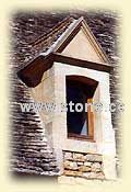 Stone window frame