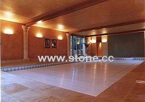 Swimming Pool Paving in Ancaster Selected Beige