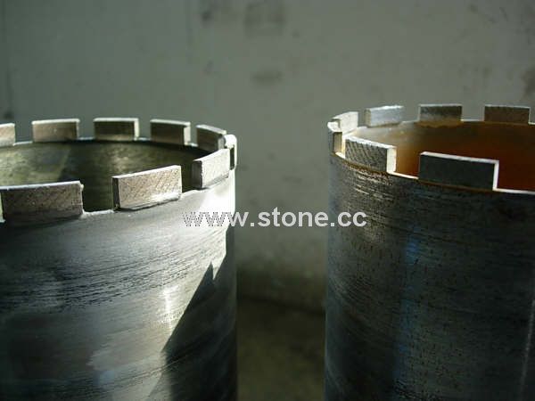 Thin Core Drill with Diamond Segments