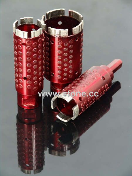 Thin Core Drill with Diamond Segments