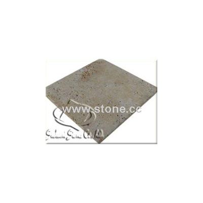 Antiquated yellow travertine