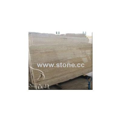Beige Travertine-Vein Cut slab