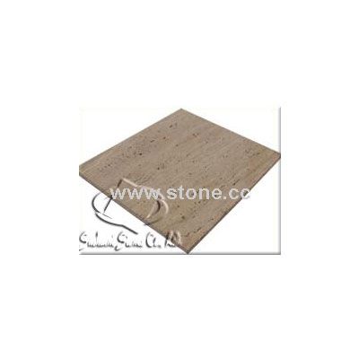 Beige travertine-Chieseled