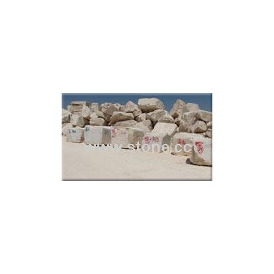 Cream Travertine Block (HajiAbad)