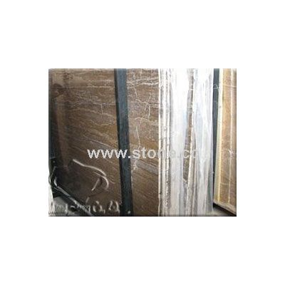 Dark Brown travertine slab