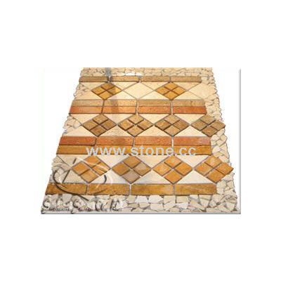 Honed Filled travertine Border