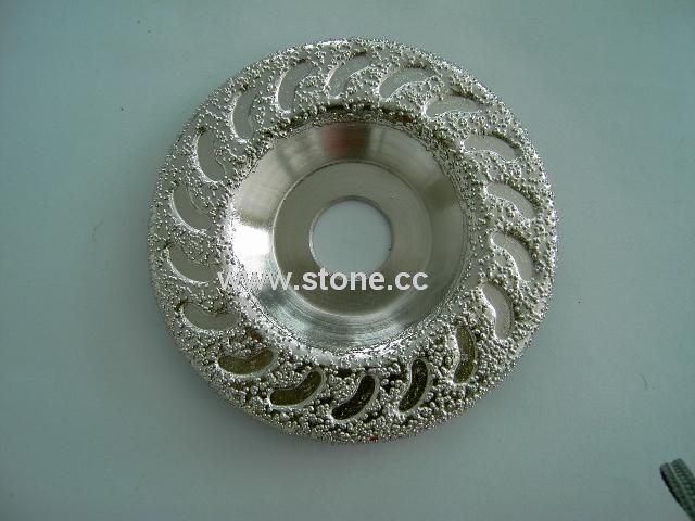 Vacuum brazed diamond cup wheel 7