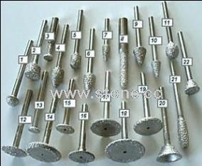 Vacuum brazed diamond gravers