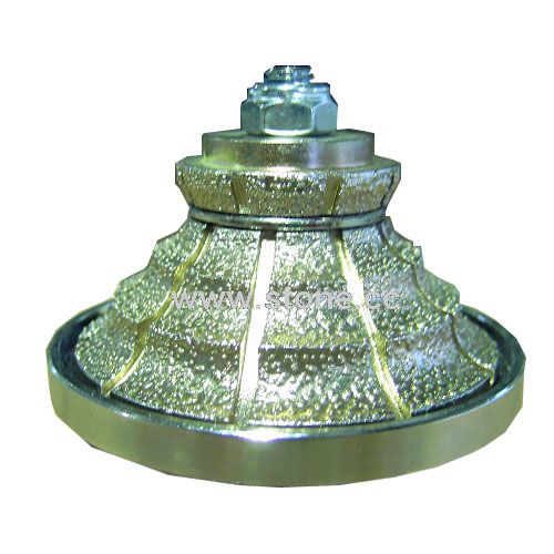 Vacuum brazed diamond hand-type profile wheel 1