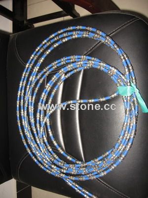 Vacuum brazed diamond plastic wire saw