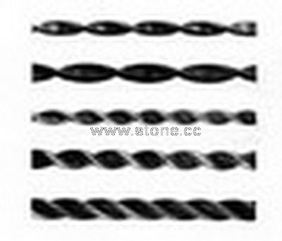 Vacuum brazed diamond spring wire saw