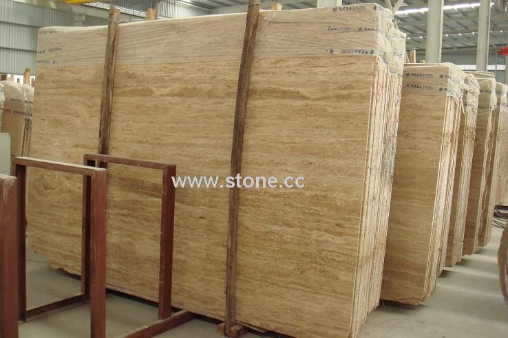 Yellow Travertine Slab